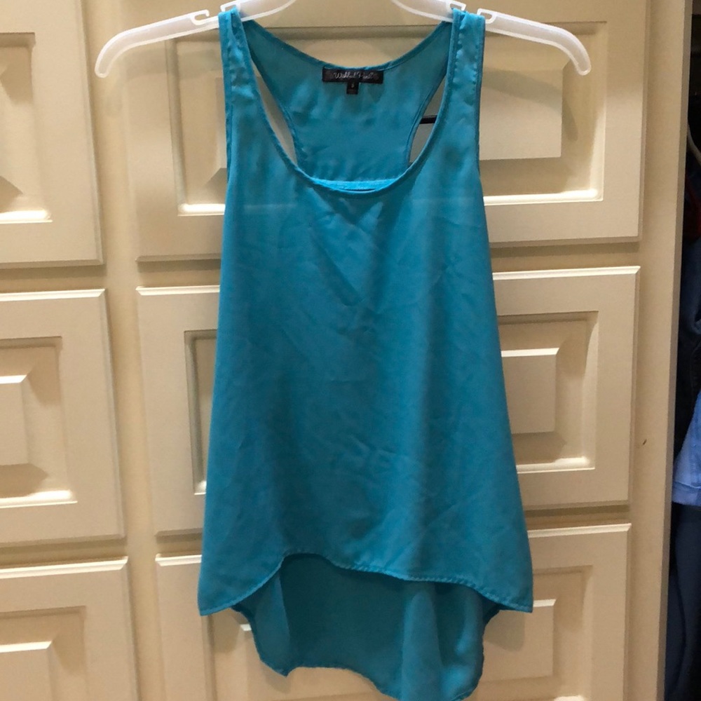 Teal tank top